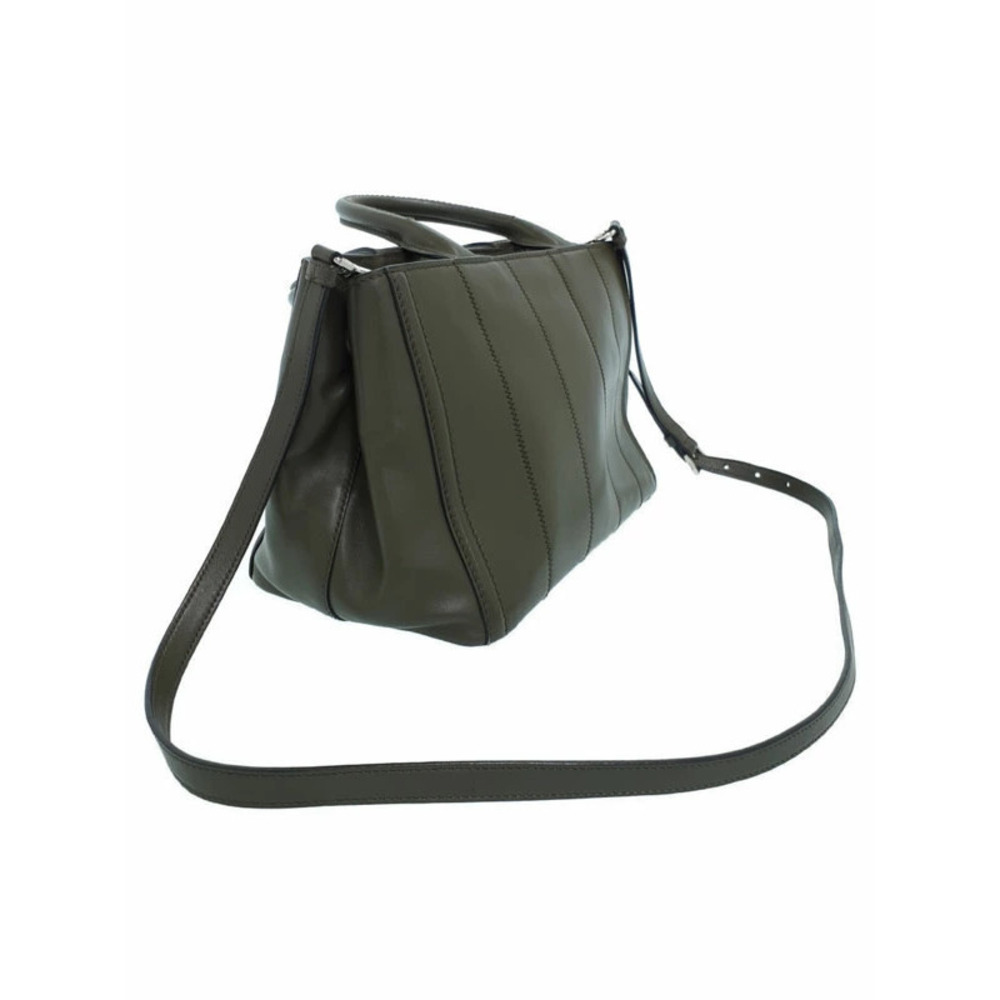 Prada Soft Calf Leather Argilla Tote olive green - Picture 2 of 9